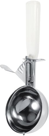 Disher,mango antideslizante para alimentos,mango para helado,control de porciones,mango y tamaño de 9 colores diferentes,acero inoxidable,utensilios de restaurante para helado(8CM)