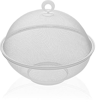 Versa, frutero con tapa blanco, linea cocina, acero, VS-21890044