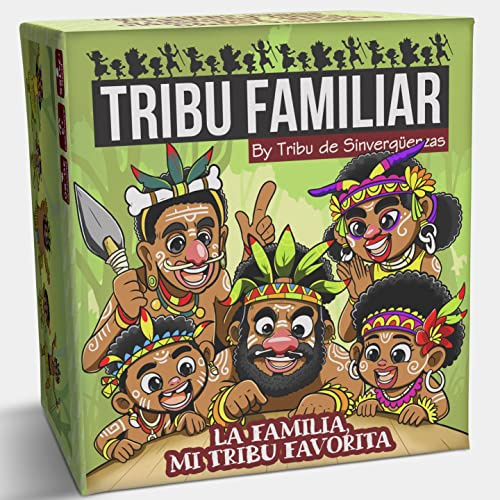 TRIBU DE SINVERGÜENZAS Tribu Familiar ‍‍‍ | Juegos de Mesa para Reírse a Carcajadas - para Niños y Padres –Regalos Originales – Juegos de Mesa para Toda la Familia by