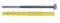 10 Chevilles longues ING Fixations - Diamètre de 10 x 200 mm + Tirefond D. 7 x 200 mm - Tête hexa. 13 mm Torx T40 - Zingué