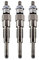Lot de 3 bougies de préchauffage 16851-65510 16851-65512 pour tracteur Kubota D722 D902 D905 D1005 D1105 V1505 V1305 B1700D B1700E ZD326 ZD326 ZD305 31 Tondeuse BX1800D BX1830D