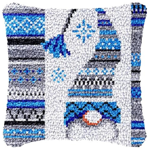 LDFHOIN Juego de fundas de cojín de anudado, juego de cojines de nudos, juego de alfombras de nudos, juego de fundas de almohada para adultos y niños, funda de cojín de sofá, regalos hechos a mano