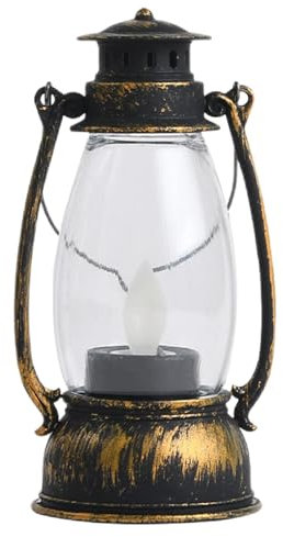 Lampe De Table De Style Lanterne | LED Lampe Lanterne Vintage Lanterne À Bougie Suspendue Avec Flamme Vacillante, Lampes Suspendues À Piles Pour Salon Chambre Intérieur Extérieur Jardin Balcon