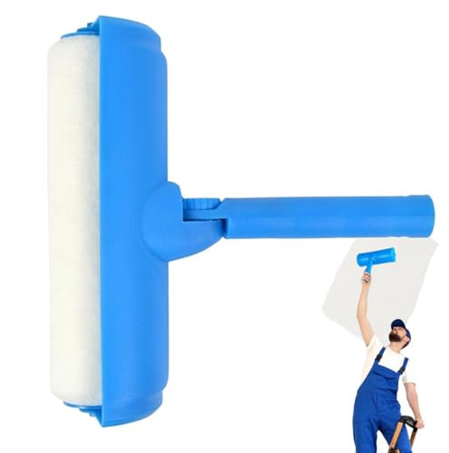 Rullo per pittura da 25,4 cm, rullo regolabile, pennello anti-goccia, rulli per pittura a soffitto, rulli per pittura a mano, pennello facile da usare per dipingere la casa per dipingere soffitti