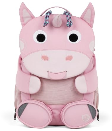 Affenzahn Mochila de jardín de infantes para niños de 3 a 5 años, 8 l, Unicornio - Rosa, talla única, Rucksack