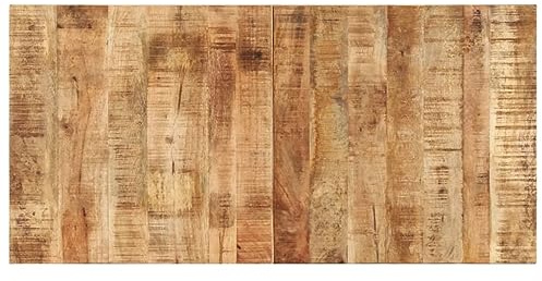 HEFZGDB Tischplatte Massivholz Mango 25-27 mm 120x60 cm Küchentisch Arbeitsplatte Küchenarbeitsplatte Schreibtische für Konferenzraum Küche Studienraum Büro