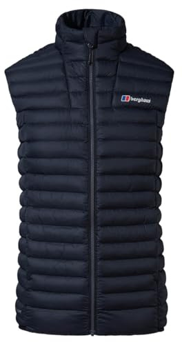 Berghaus Men's Vaskye Synthetic Insulated Jacket | Extra Warm | Durable Coat | Lightweight Design | Puffer Insulated Gilet, Black/Black, M