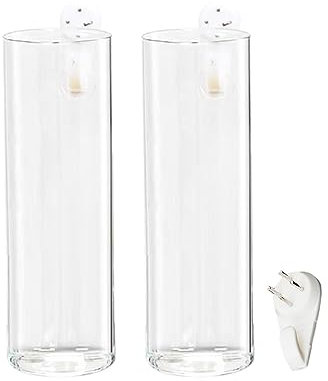 Baoblaze Lot de 2 pots de fleurs muraux en verre à suspendre pour terrarium, stations de propagation, tube à essai décoratif pour propagation hydroponique, composition florale