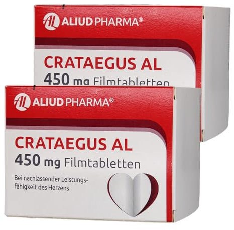 CRATAEGUS AL Sparset 200 Tabletten I bei nachlassender Herzleistung I Weißdorn Blätter mit Blüten Extrakt I mit give-away von Pharma Perle