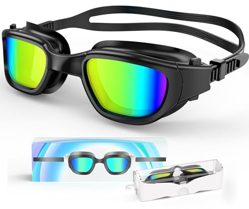 Zeligerstar Polarisiert Schwimmbrille für Erwachsene Jugendliche, Anti-Beschlag-UV-Schutz Schwimmbrille für Herren und Damen