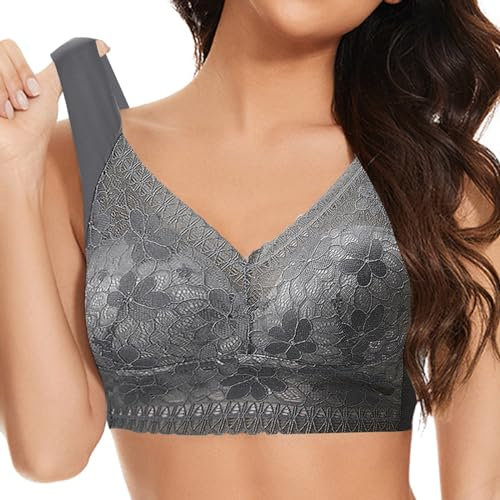 CPIDAH Orders Placed by me Posture Correcting Bra UK Summer Non Wired Push Up Sport Bras Ladies Full Back Cover Wireless Plus Size Bra Breathable Sport Bras for Older Women