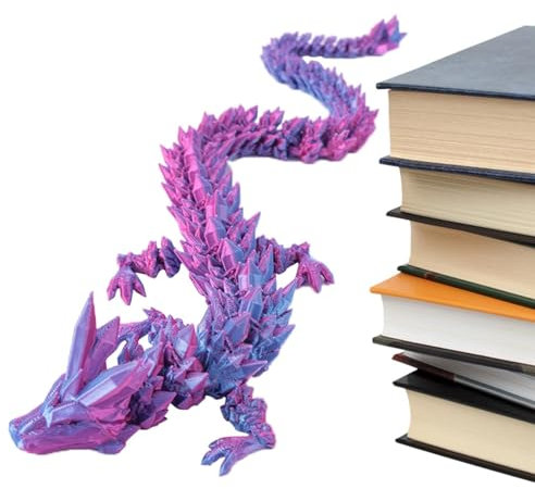 3D-Drachenfiguren, 3D-beweglicher Drache, Realistische Bewegliche Drachenspielzeuge, Chefschreibtischspielzeug, Auffällige Heimdekoration Für Den Schreibtisch, Schlafzimmer, Kinder Und Erwachsene
