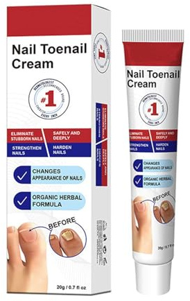 Fungal Nail Cream, Strong Formula for Stubborn Toenail Fungus, Natural Safe Ingredients for Gentle Nail Care, Deep for Thick Discolored Nails, Long-Lasting Protection Against (NAIL CREAM)