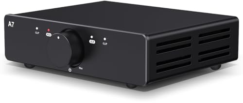 3e Audio A7 Next-gen HiFi Stereo Amplifier | TPA3255 Chip 2x250W PBTL with Enhanced PFFB | 48V5A Power Supply for Home Theater Bookshelf Passive Speakers