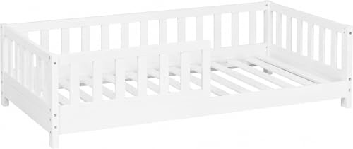 WEB2O Montessori - Cama para niños (80 x 160 cm), color blanco