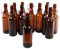 CultusWares GOLDBEARUK Swing Top Bottles - Brown Glass Beer Swing Stopper Bottles X12 (500ml)