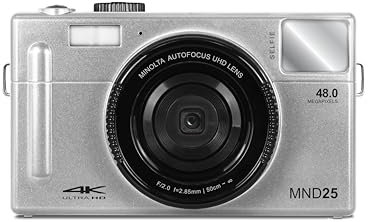 Minolta MND25 48 MP Autofocus / 4K Ultra HD Camera w/Selfie Mirror