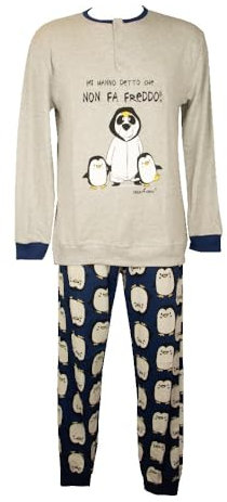 CRAZY FARM Pigiama Bambino Ragazzo Kid Cotone Interlock Invernale Manica Lunga Collo Serafino Articolo 32556 Pigiama Serafino, 2784 Grm, 13 Anni