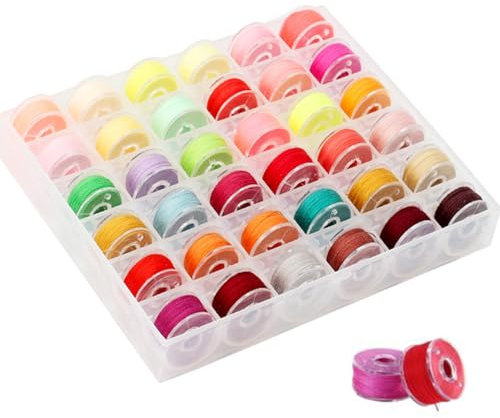 36 Rollen NäHgarn Set NäHgarn FüR NäHmaschine, 36 Farben Faden Nähmaschinengarn Polyester Overlock Garn für Hand Nähmaschine Handnähgarn Garn Nähmaschine