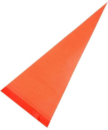 Dickly Bicycle Flag, Warning Flag, High Visibility Bike Trailer Flag, Pennant, Warning Flag for Outdoor Riding, Tent, Children's Bike, Non Reflective