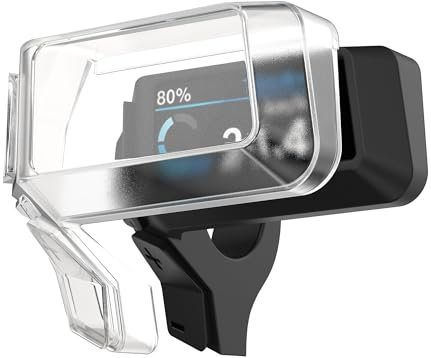 kwmobile EBike Fahrrad Computer Case kompatibel mit Bosch Purion 200 Hülle - transparentes Fahrrad GPS Navi Cover - Transparent
