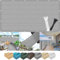 Balkon Sichtschutz Winddurchlässig 0.8 x 5 m, Meterware, Sonnenschutz Atmungsaktiv Sichtschutz, Leicht Transparent, Balkon Balkon Sichtschutz, mit Ösen Kordel, für Garten, Grau