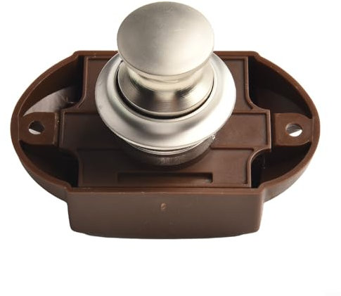 Oniissy Push Button Catch Lock Drawer Cupboard for MOTORHOME Caravan,Cabinet Latch Knob For Boat RV Land Furniture Cabinet