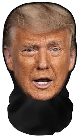 Aristo Solutions Lifelike 3D Printing Full Face Mask, Breathable, Lightweight and Comfortable, Great for Cosplay, Parties, Halloween, Carnival and Events, Mr President