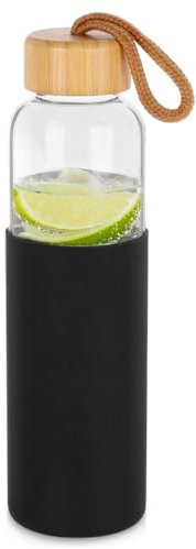 Vilde Bottiglia d'acqua in vetro bottiglia con silicone 500 ml