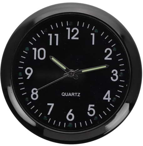 YARNOW Miniature Dollhouse Wall Clock Model Decorative Round Electronic Clock with Pendulum Functional Doll House Furniture Accessory for Realistic Mini House Landscape and Photography