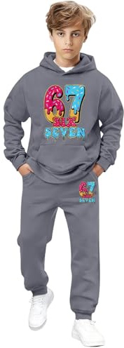 67 Meme Kids Boys Tracksuits Hoodies Sweatshirt and Pants 2pcs for Kids Comfortable Casual Suits-boys tracksuit,boy suit