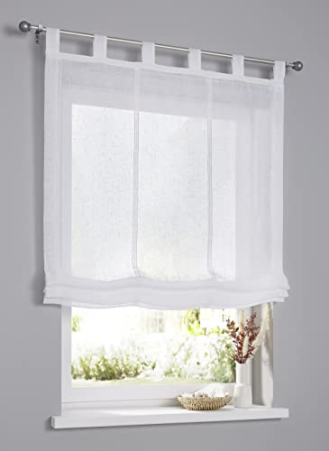 Kutti Brondby Estor Plegable con Trabillas Blanco 60 x 145 cm