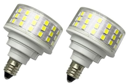 E11 10W 85-265V lampe champignon non scintillement LED source de lumière à économie d'énergie 1000LM(2pcs) E11-10W Blanc Chaud