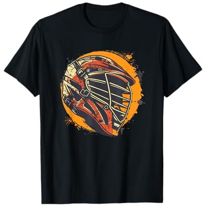 Lacrosse Helm Grafik Outdoor Sport T-Shirt