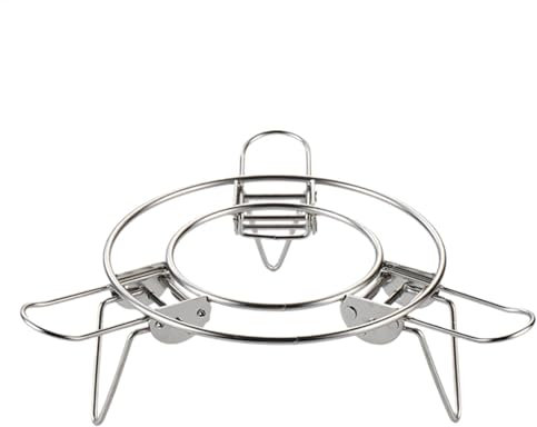 Steam Preserving Rack | Preserving Stand, Folding Stainless Steel Trivet - Cooking Utensils for Hot Air Fryers, Cake Moulds, and Pressure Cooker, Steam Tray for Baking, Roasting