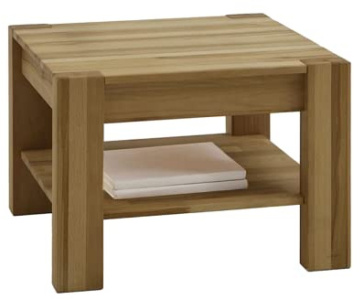 Eternity-Möbel24 Couchtisch Beistelltisch Massivholztisch Wildeiche massiv geölt 65x65 cm
