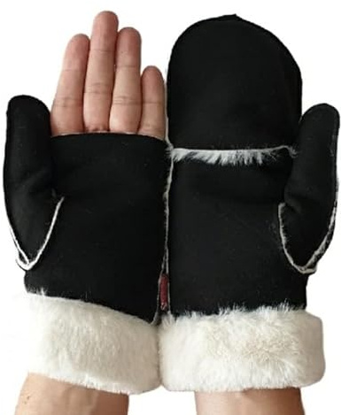 AXELENS Handskar Män Öppna, Svart, L/XL