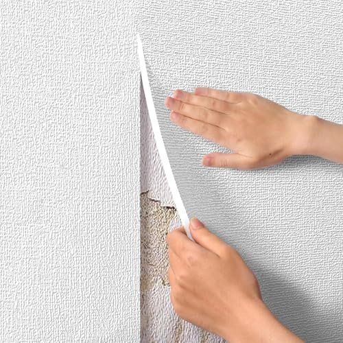Genérico Papel Tapiz Térmico Aislante para Paredes Frías Interiores, Rollos De Papel Pintado Aislante Autoadhesivo De 5 Mm contra El Frío Y El Moho, para Salón Y Dormitorio,Blanca,50cmx3m