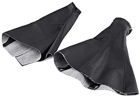 Bediffer Handbrake Gear Shift Boot, Pu Leather Car Gear Shift Stick Gaiter, Gear Shift Stick Covers for 01-06 Corsa B 93-00,Beauty Repair Tools