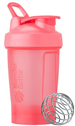 BlenderBottle Classic V2 Plastic Shaker Bottle 20 oz Light Pink