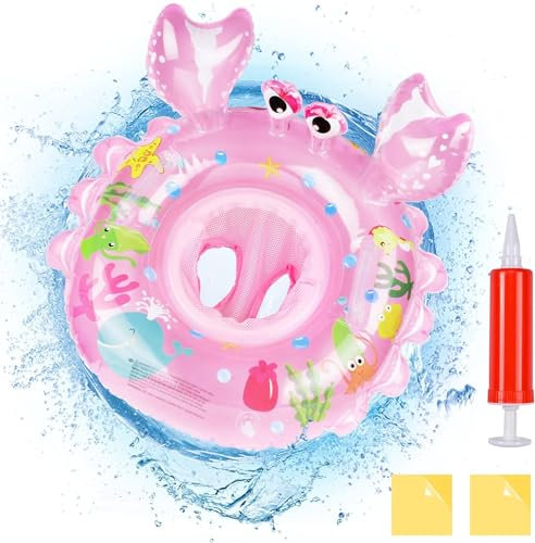 Oziral Schwimmring Baby 6 bis 36 Monaten Schwimmsitz Kinderbecken Baby Schwimmring Schwimmhilfe Schwimmring Spielzeug Aufblasbare Kinder Schwimmhilfe Pool Schwimmring
