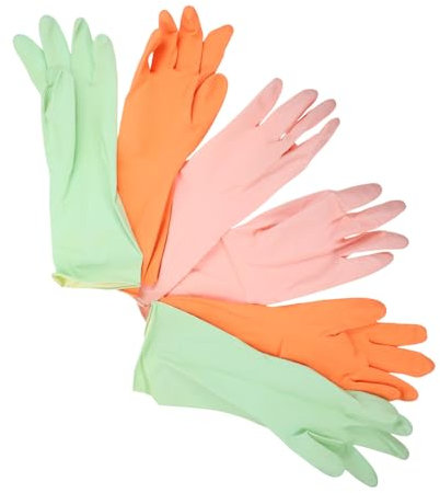 GAROZATION 3 Paar Spülhandschuhe Reinigungshandschuhe Geschirrspülhandschuhe Geschirrhandschuhe Große Handschuhe Zum Reinigen Handschuhe Geschirr Spülen Geschirrspülhandschuhe Spülhandschuhe