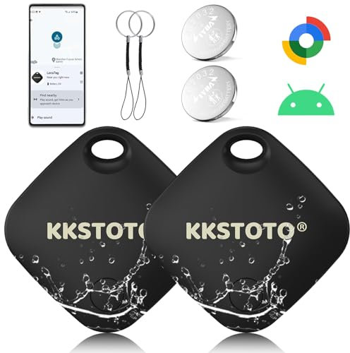 Smart Traceur Android, Tag Android, Fonctionne avec l’app Google Localiser (Uniquement Android), Localisateur, IP66 ImperméAble, pour Les Clés/Portefeuilles/Valises/Bagages/Enfant