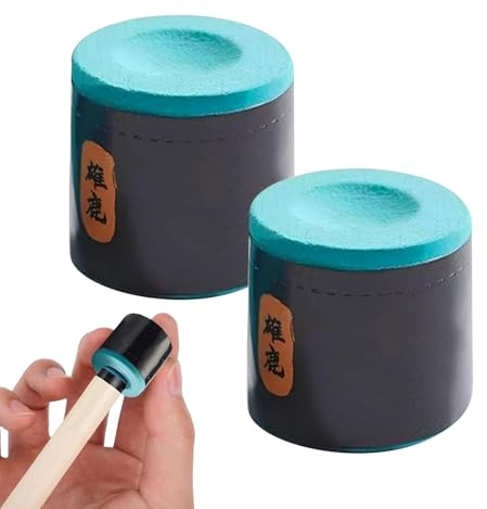 Generisch Gesso da Biliardo per Piscina | Strumento Antiscivolo per l'allenamento | 2 gessetti da Stecca per Il Libero Club, Allenamento, torneo, intrattenimento in Famiglia, Uomini e Donne