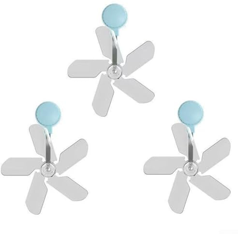 Yhenlovtt 3 deflectores de guía de aire acondicionado ajustables para montaje en pared y ventanas, protección contra el viento antisoplado directo con ventosas