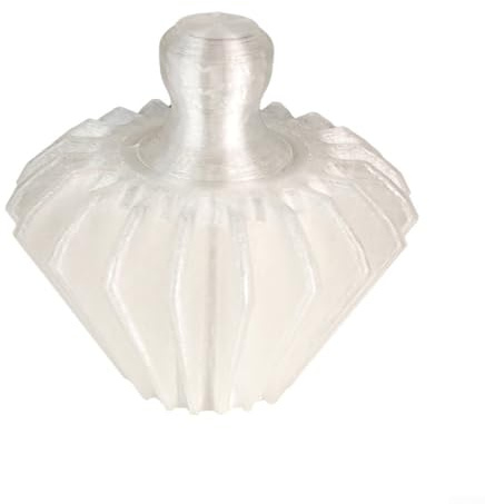 Coffee Filter Shape Retainer for Origami Paper Holders 20-Rib Design White Brewing Tool 75x75x70mm