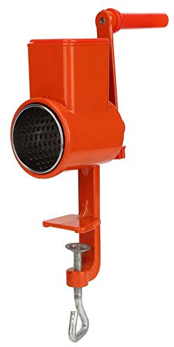 Vvikizy Molinillo de Granos Manual, Molinillo de Nueces de Aleación de Aluminio con Mecanismo de Molienda Ajustable y manija Largo, para Condimento de Nueces de café, Trigo y Maíz