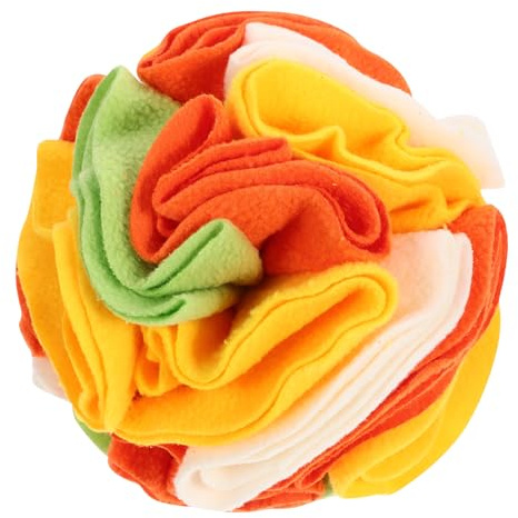 PRETYZOOM Pelota Olfativa para Perros 15cm, Juguete Masticable Interactivo de Silicona Segura, Pelota de Comida Antiatragantamiento para Entrenamiento y Alimentación Lenta de Mascotas
