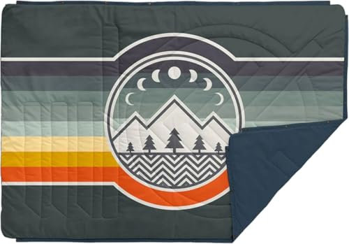 Voited RARVIS SPA 4-in-1-Campingdecke, 100% recyceltes 50D Ripstop REPREVE-Gewebe, Weiß, Queen, Campingdecke, Outdoor-Blanket, Wandern, Camping