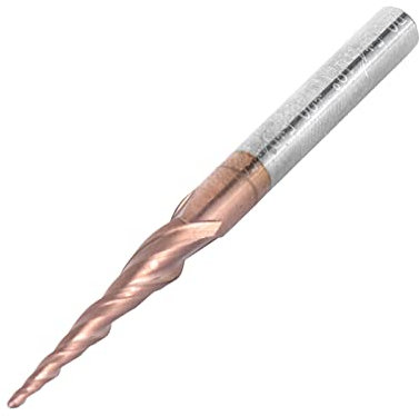 Eujgoov Frese a Testa Conica a Sfera Conica 2 Frese a Candela con Flauto a Sfera Frese per Fresatrice Fresa per Fresa per Incisioni CNC